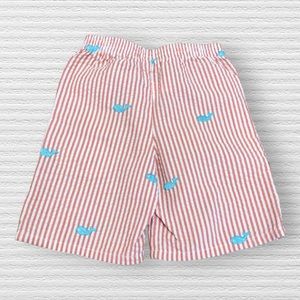 Kelly’s Kids | Orange | Seersucker | Whale | Shorts